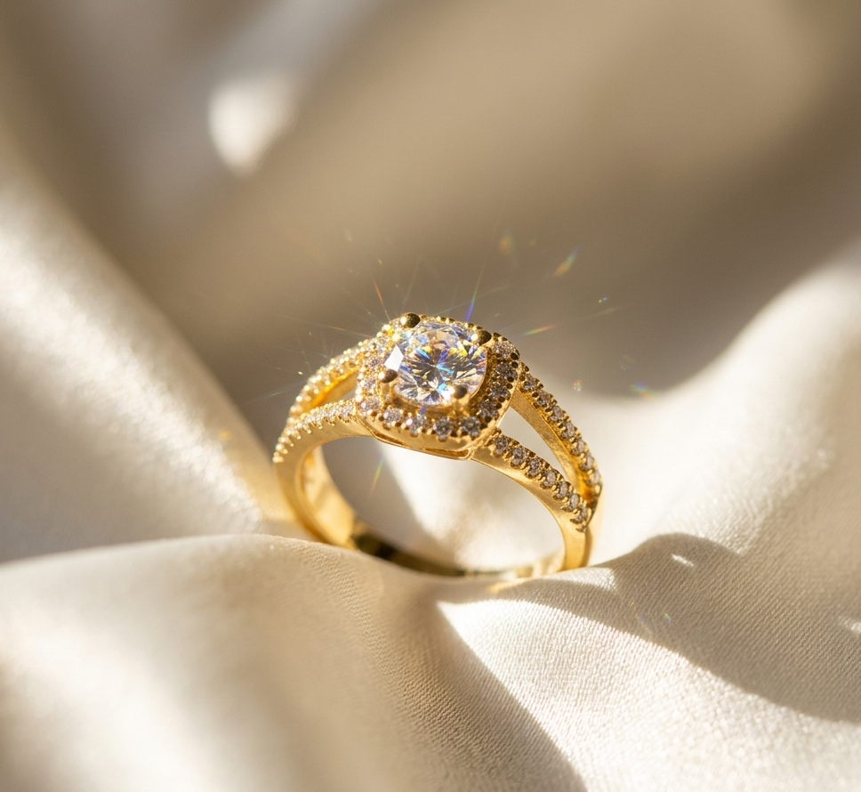 Rose Gold Diamond Ring