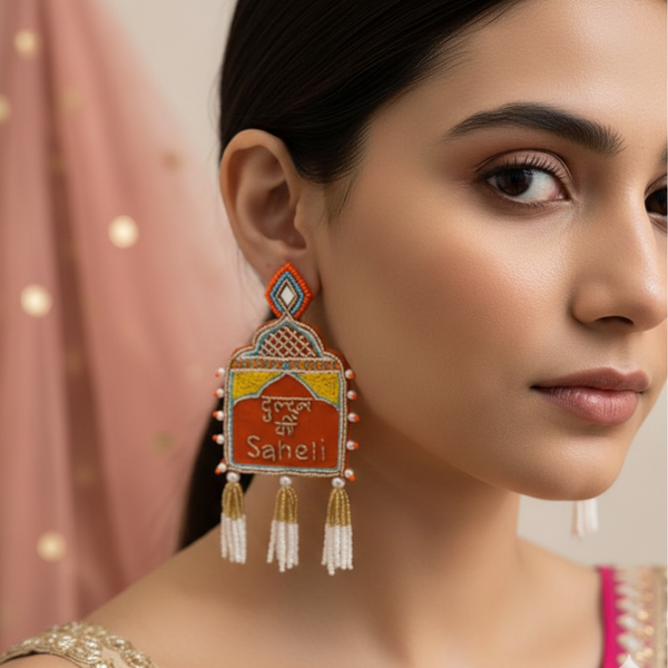 Beaded Dulhan Ki Saheli Earring