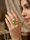 Buy Kundan Pearl Ring