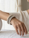 Silver Pearl Adjustable Bracelet
