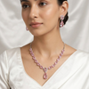 Luxury Teardrop AD Necklace Set