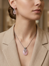 Oval Shaped Resin Pendant Set