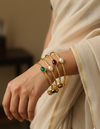 Multicolor Stone Elegant Bangles