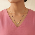 Trending Mangalsutra With Black Beads Chain