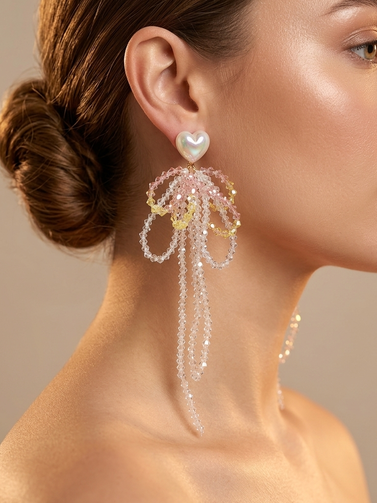 Stunning Heart Earrings