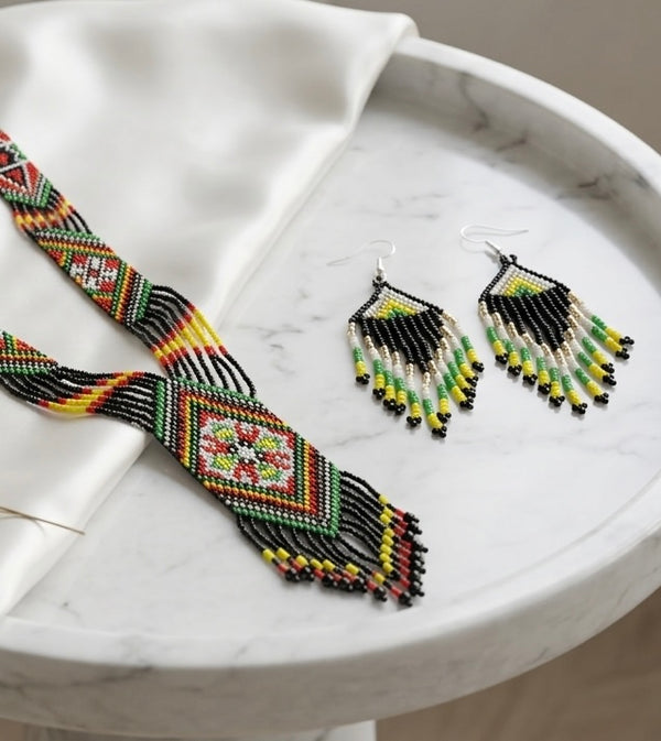 Handmade Beads Neckpiece