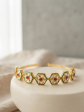 Gold Embellished Minakari Hairband