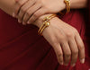 Trendy Gold Plated Bangles Set