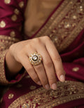 Meraki Kundan Ring