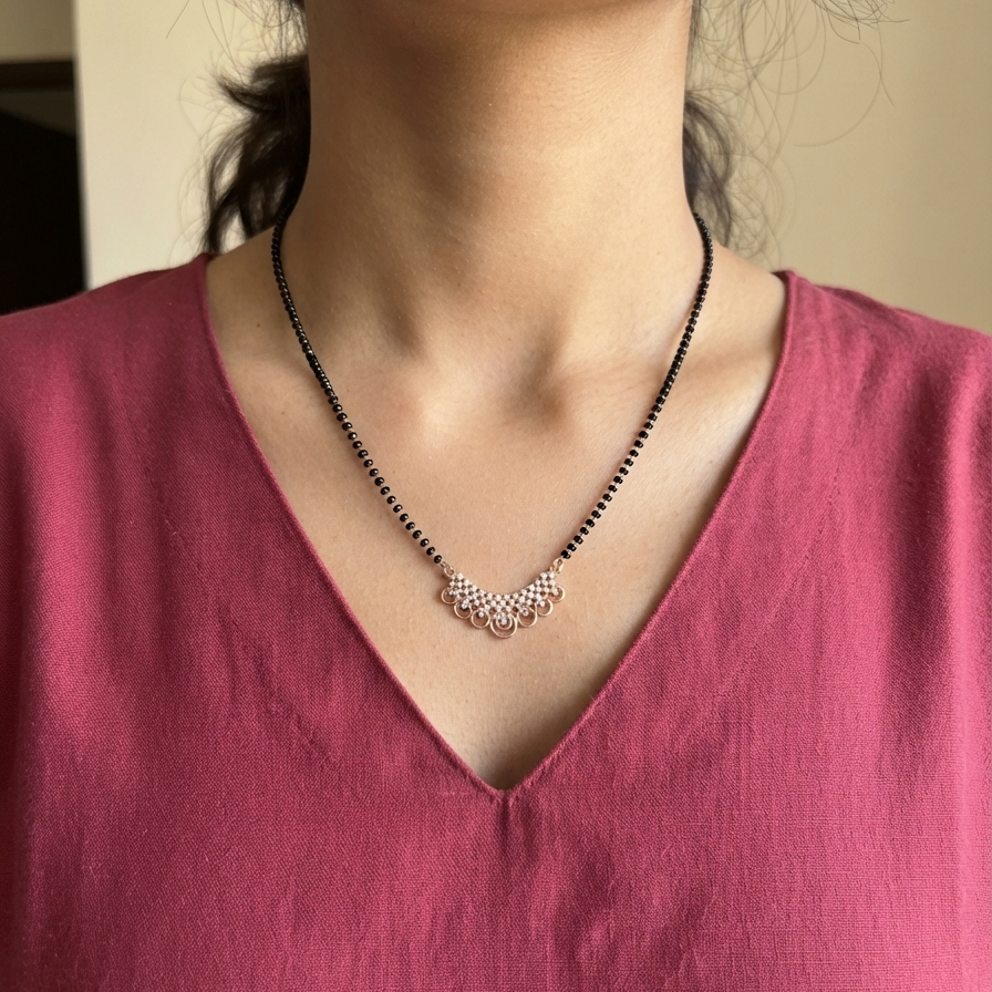 Meraki Diamond Mangalsutra