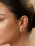 Leslie Textured Ball Studs