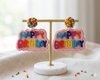 Happy Birthday Quirky Earrings