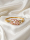 Gold Finish Ruby Stylish Bracelet