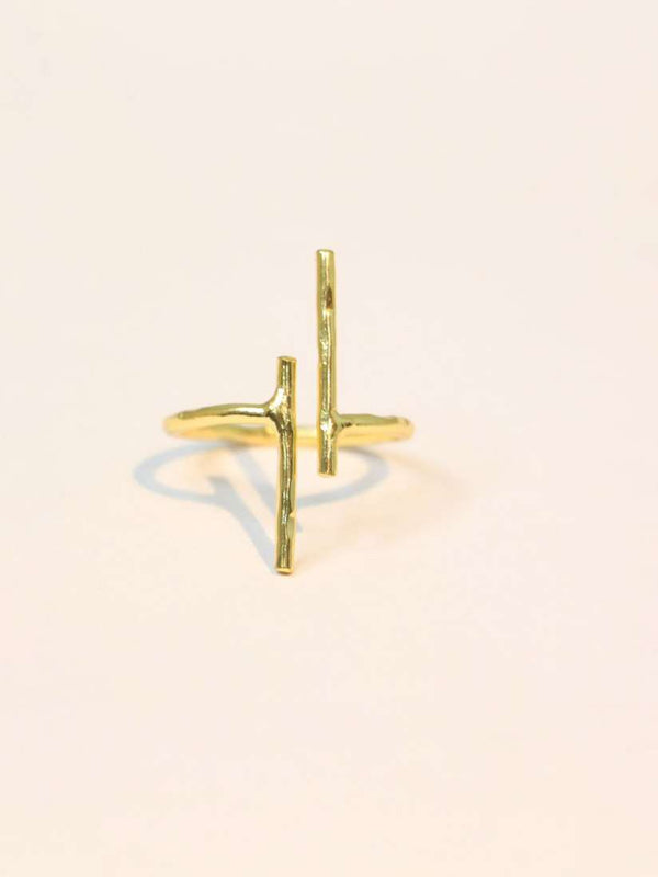 Double Bar Adjustable Ring