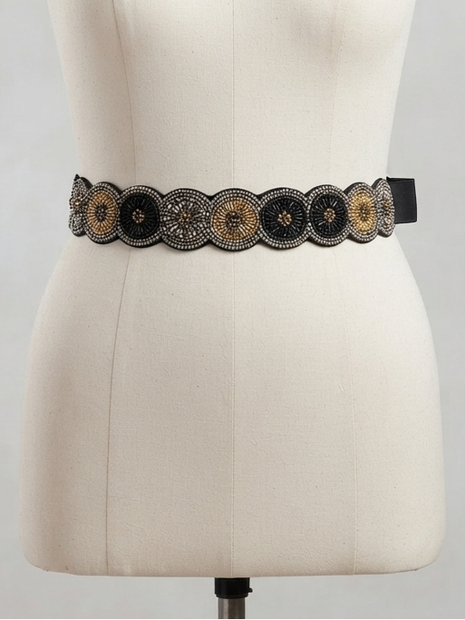 Stylish Beaded Waist Belt