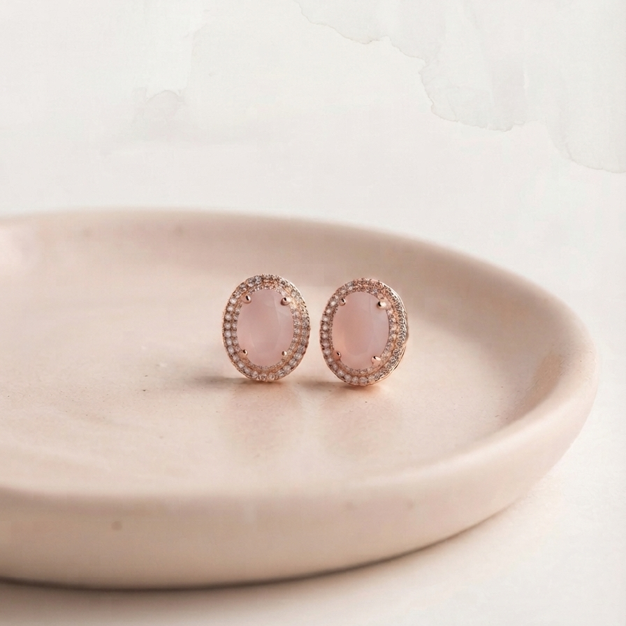 Diamond Studded Beautiful Earrings