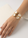 Raw Chunky Moonstone Bracelet