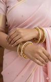 Pearl & Multi Color Bangles