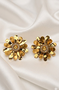 Stylish Golden Korean Earrings