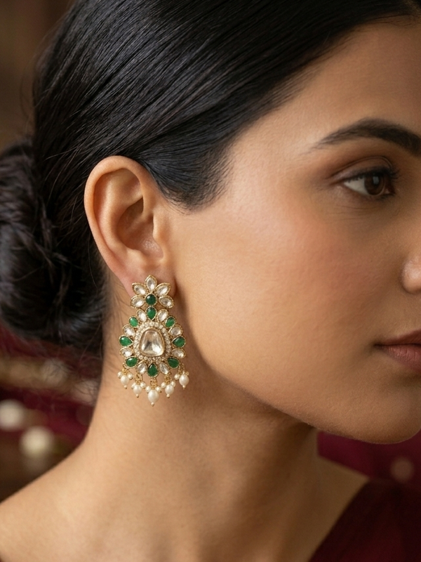 Elegant Kundan Earrings