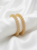 Diamond Studded Pacheli Bangles