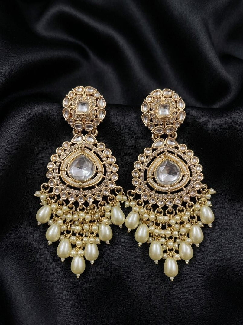 Kundan Pearl Earring