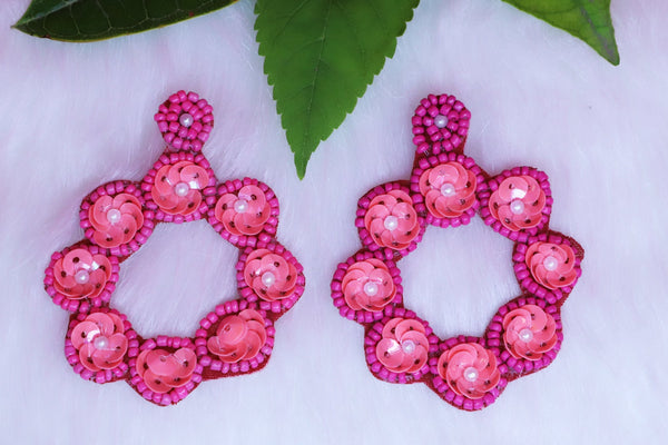 Floral Handmade Earrings