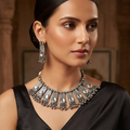 Latest Stylish Fancy Oxidized Tribal Necklace