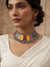 Oxidized Multicolor Ethnic Adjustable Choker
