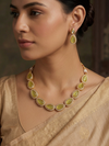 Meraki Stone -Studded Necklace set with American Diamonds