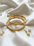 Golden Diamond Studded Bangles