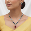 Multicolor Diamond Necklace Set