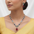Multicolor Diamond Necklace Set