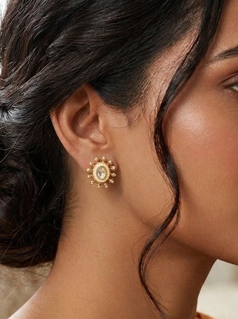 Buy Meraki Stone Studded Studs