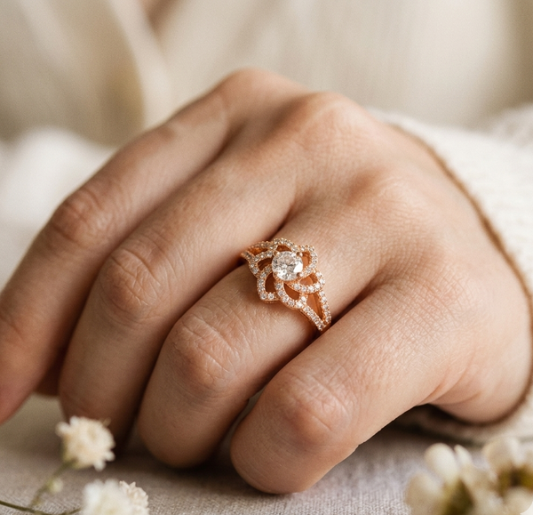 Foral Divine Ring