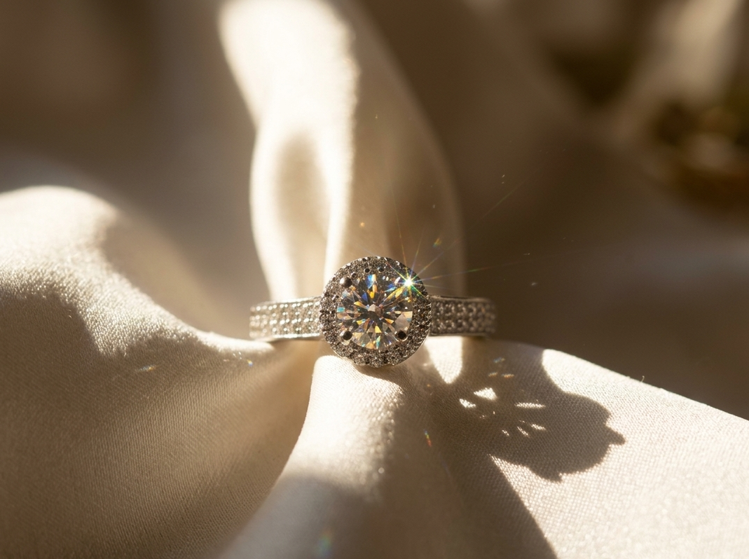 Meraki Round Diamond Ring