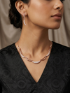Rose Gold Plated Diamond Studded Necklace Set