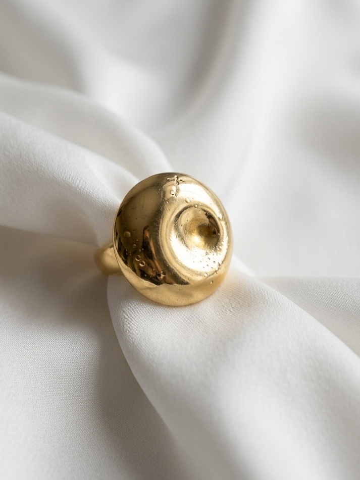 Round Shape Anti-Tarnish Ring
