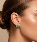 Dolphin Tail Tiny Stud Earring