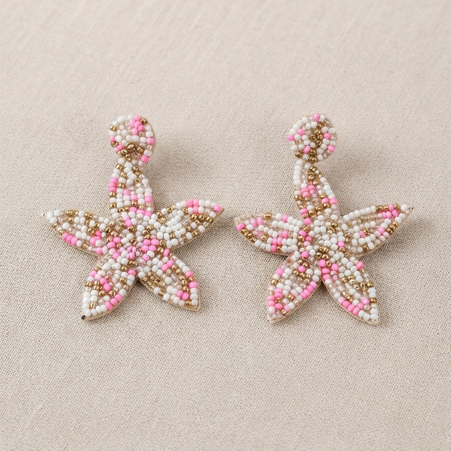 Star Shape Handmade Earrings