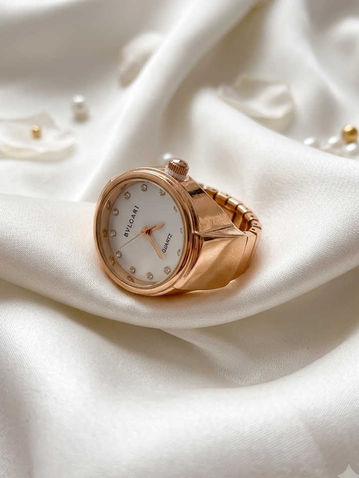 Stylish Finger Watch Ring