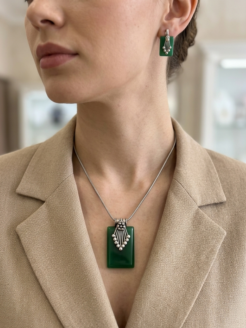 Triangle Shaped Resin Pendant Set (Copy)
