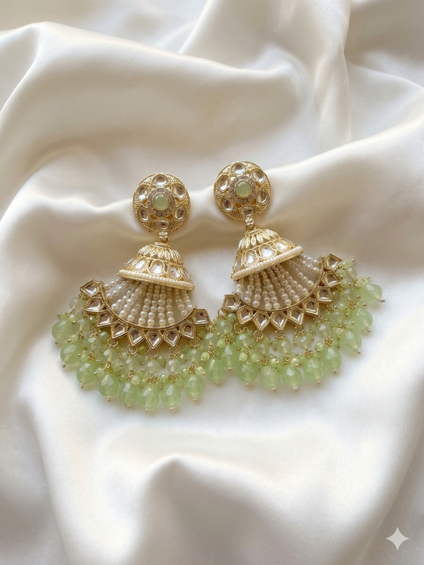Karigari Jhumkas Style Earrings