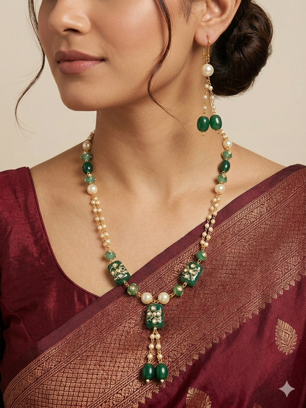 Beautiful Green Crystal Mala