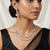 Elegant Two Layer Diamond Necklace Set