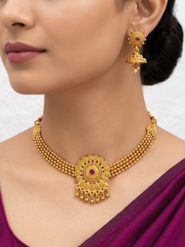 Gold-Plated Choker Sets