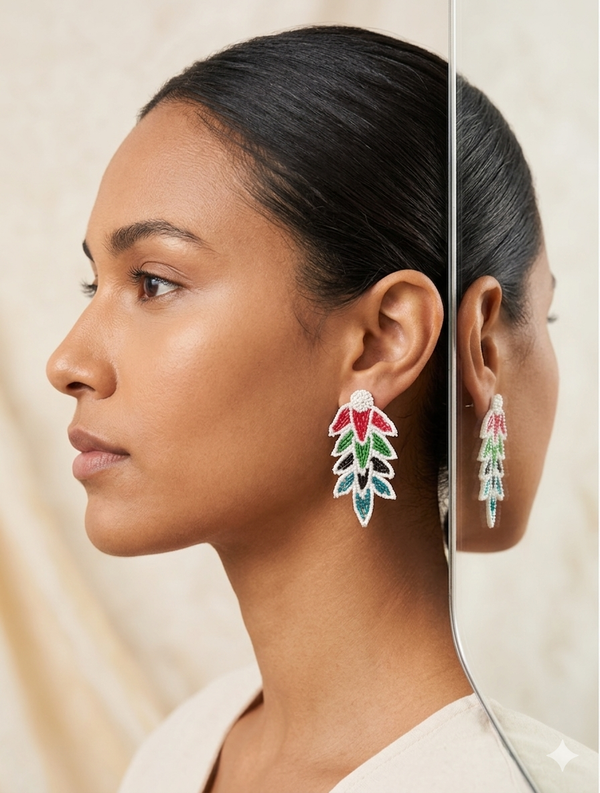 Majestic Pankh Earrings
