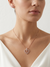 Triple Heart CZ Pendant Set