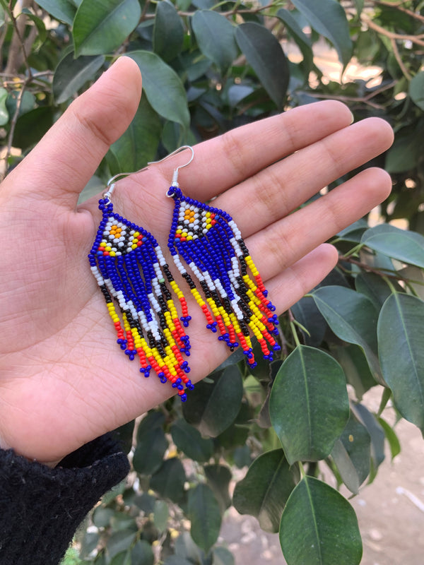Sun And Moon Beaded Neckpiece