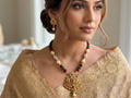 Graceful Gold Plated Necklace Set